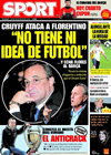 Portada diario Sport del 26 de Marzo de 2009
