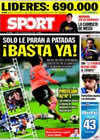 Portada diario Sport del 11 de Diciembre de 2009