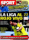 Portada diario Sport del 7 de Marzo de 2010