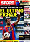 Portada diario Sport del 31 de Agosto de 2010