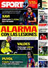 Portada diario Sport del 23 de Febrero de 2011