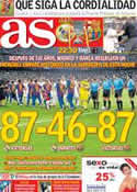 Portada diario AS del 29 de Agosto de 2012