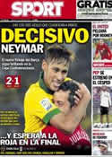 Portada diario Sport del 27 de Junio de 2013