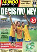Portada Mundo Deportivo del 27 de Junio de 2013